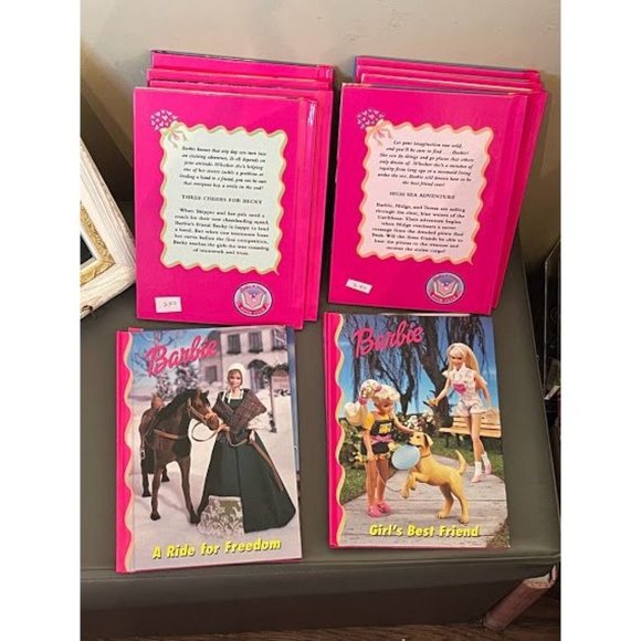 12 BARBIE Hardcover Books Bundle-Groiler 1998 - Picture 5 of 7